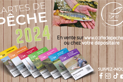 A chacun sa carte de pêche 2024