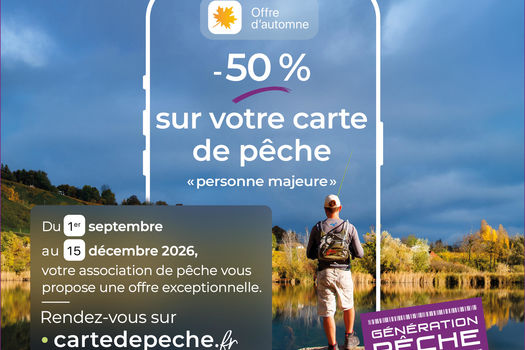 C'est la rentrée, partez pêcher !