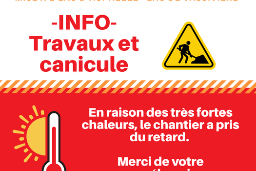 Travaux et canicule